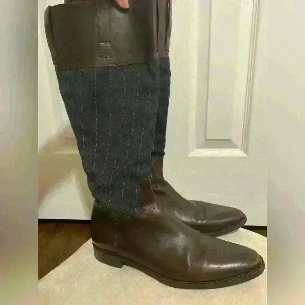 Santoni women’s leather boots size  37/ 6.5